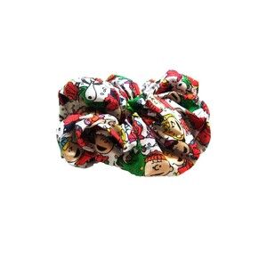 Peanuts Charlie Brown Christmas Scrunchie Snoopy Linus Lucy Hair Accessory